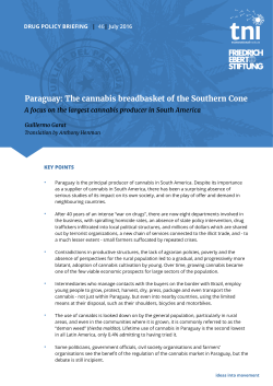 Paraguay: The cannabis breadbasket of the Southern Cone