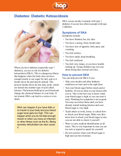 Diabetes: Diabetic Ketoacidosis