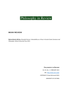book review - University of Victoria