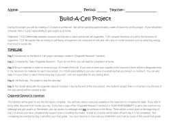 Build-A-Cell Project