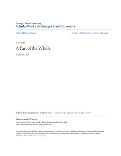 A Part of the Whole - ScholarWorks @ GSU