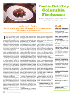 May 2011 - Columbia Firehouse