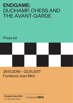 endgame: duchamp, chess and the avant-garde