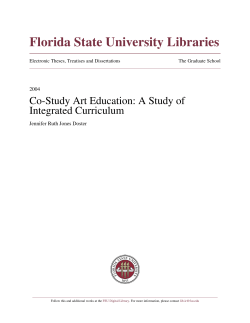 Co-Study Art Education: A Study of Integrated Curriculum
