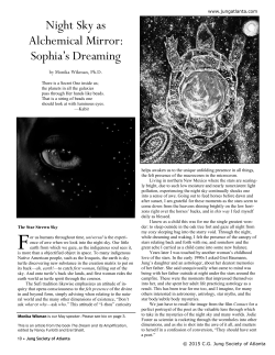 Night Sky as Alchemical Mirror: Sophia`s