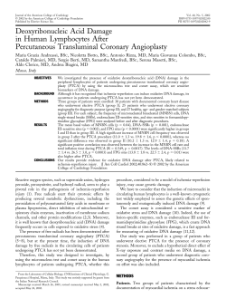 Deoxyribonucleic acid damage in human lymphocytes after