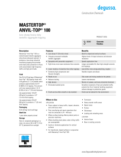 MASTERTOP ANVIL-TOP 100