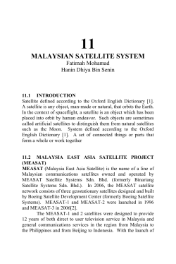 malaysian satellite system