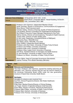 Approved UPB Minutes 16th November 2015