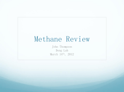 Methane Review