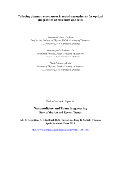 Tailoring plasmon resonances in metal nanospheres for optical