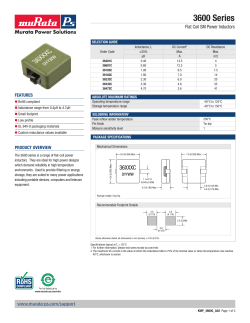 3600 Series - Murata Power Solutions