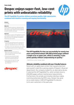 HP PPS | IT case study | Despac | HP
