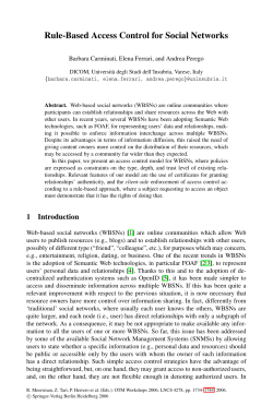 Rule-Based Access Control for Social Networks