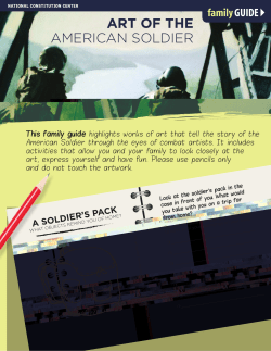 art of the american soldier - National Constitution Center