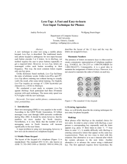 Less-Tap: A Fast and Easy-to-learn Text Input Technique for Phones