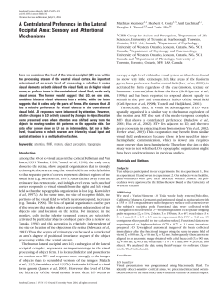 A Contralateral Preference in the Lateral