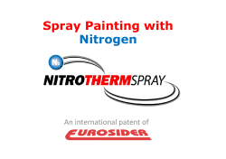 Spray Painting with Nitrogen