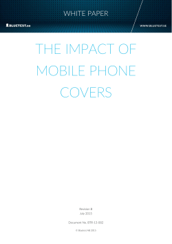 THE IMPACT OF MOBILE PHONE COVERS