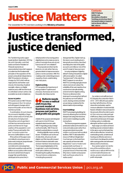 Justice transformed, justice denied