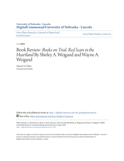 Book Review: Books on Trial: Red Scare in the Heartland By Shirley