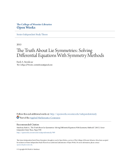 The Truth About Lie Symmetries: Solving Differential Equations With