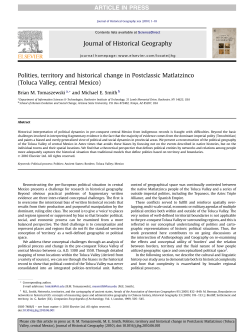 Toluca Valley, central Mexico