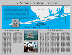 RV Minton Nearshore Reef Zones