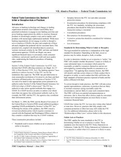 Federal Trade Commission Act, Section 5