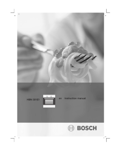 Bosch - HBN 301 E1 - Prague rental apartments