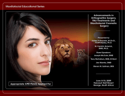 Maxillofacial Educational Series