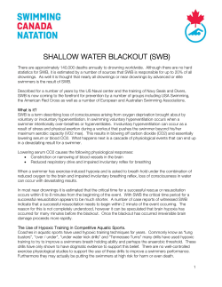 shallow water blackout (swb)