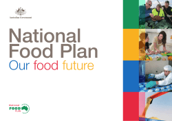 National Food Plan white paper - Department of Agriculture and