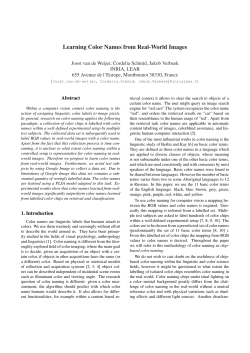 Learning Color Names from Real