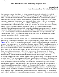 Our hidden Neolithic - School of Archaeology, Oxford