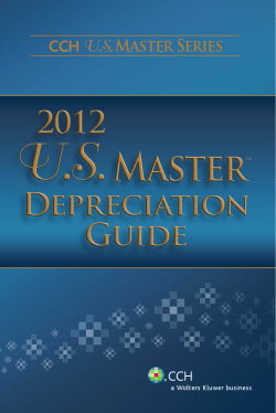 2012 US Master Depreciation Guide