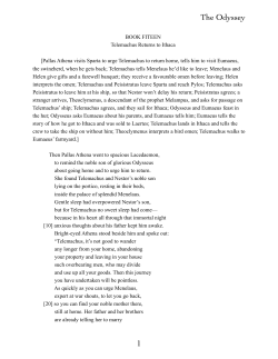 The Odyssey - GitHub Pages