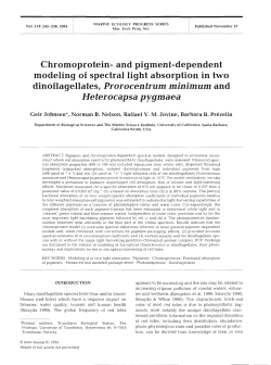 dinoflagellates, Prorocentrum minimum and