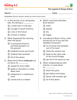 Book 3 worksheet