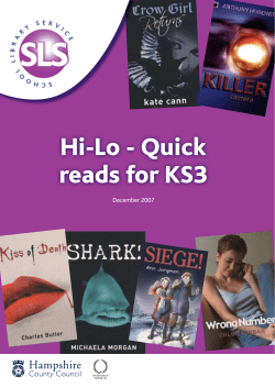 Hi-Lo - Quick reads for KS3