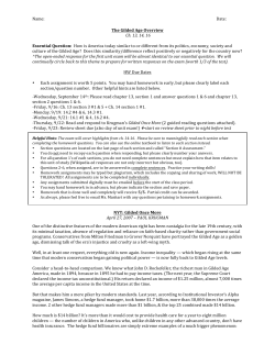 Name: Date: The Gilded Age Overview Ch. 13, 14, 16 Essential