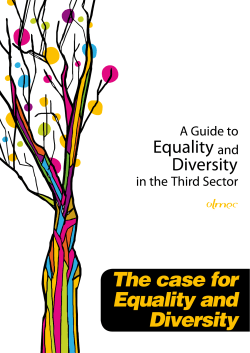 The case for Equality and Diversity