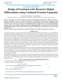 Design of Fractional order Recursive Digital Differentiator using