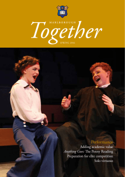 Performance - Marlborough College