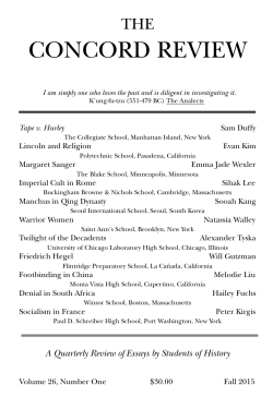 concord review - emmalibrary.com