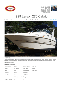 Print Details - Brewer Yacht Sales