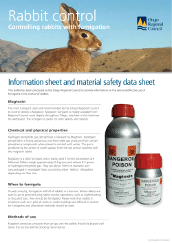 Rabbit control - Otago Regional Council