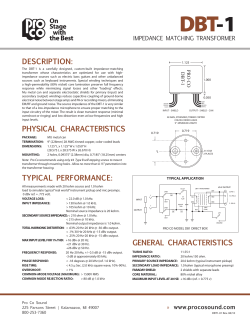 Transformer - ProCo Sound