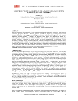 Designing a Technology-Enhanced Learning Environment to