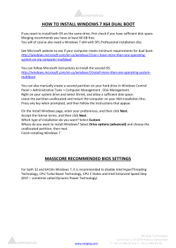 how to install windows 7 x64 dual boot